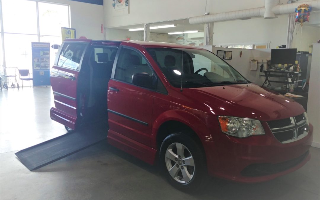 2013 Dodge Grand Caravan with a VMI Power Side Entry